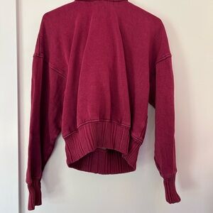 Aerie Textured Red Sweater